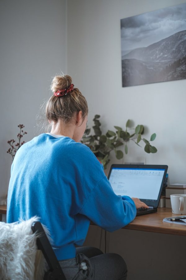 Students and Staff are adjusting to social distance through working from home.