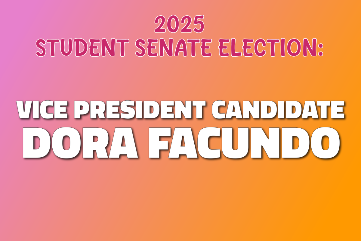 Image for the Vice President candidate in the 2025 Student Senate Election. 