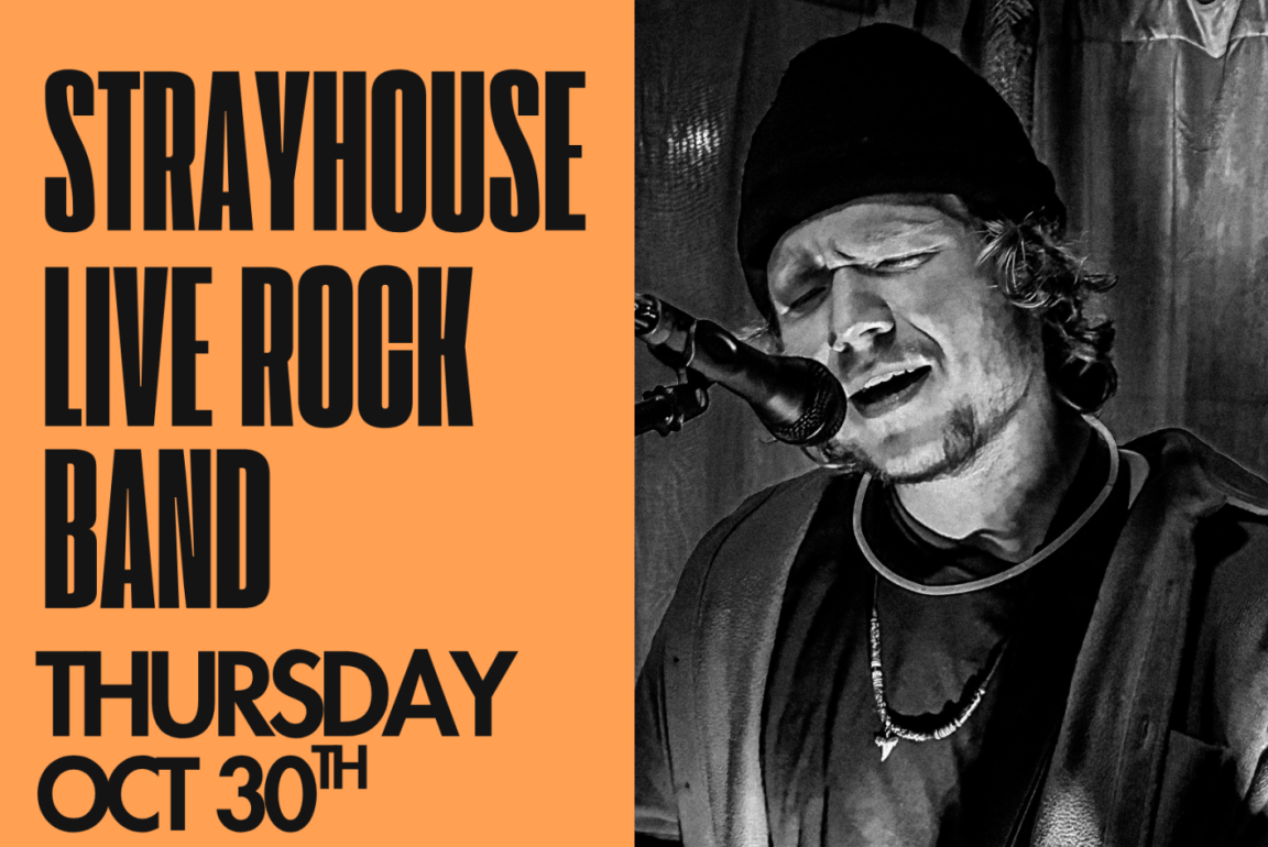 Flyer for Strayhouse's show