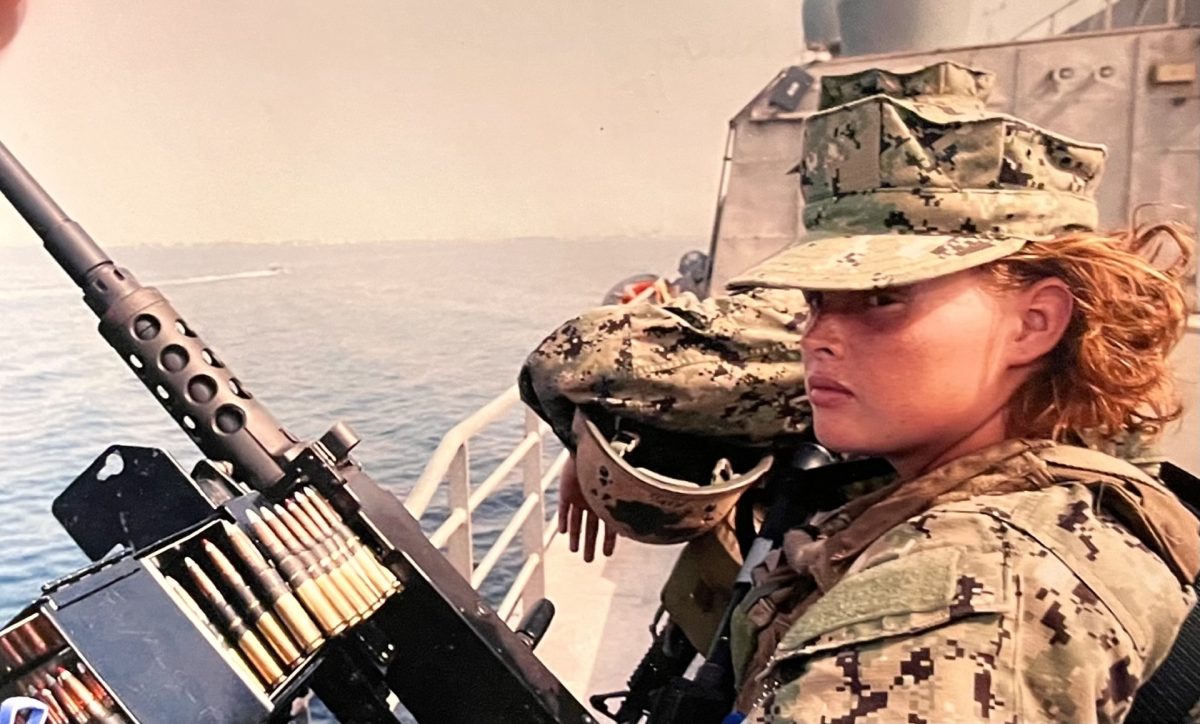 A Photo of Skyler Littlecreek on her First Deployment
Provided by Skyler Littlecreek
